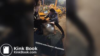 Filming a girl vomiting 3