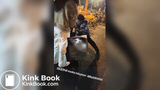 Filming a girl vomiting 3