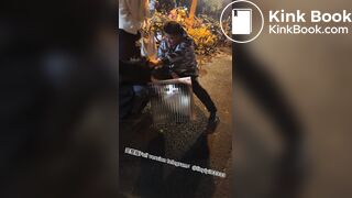 Filming a girl vomiting 3