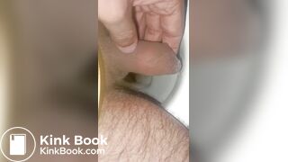 post - masturbating moment & cum drops falls and loud criminal farts!
