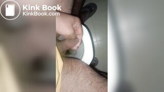 post - masturbating moment & cum drops falls and loud criminal farts!