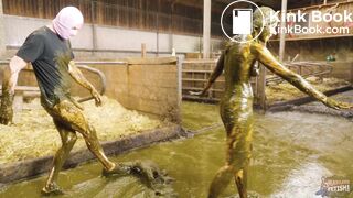 Alice Maze Fucking The Farmhands cowshit gangbang