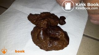 Teaser Compilation, je défèque et je me masturbe contre mon anus merdeux, j'éjacule