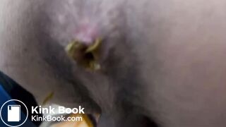 Peeping an Asian Guy Dirty Hole Close Up