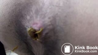 Peeping an Asian Guy Dirty Hole Close Up