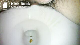 Latino Guy With Hairy Ass Taking a Shit