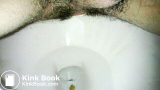 Latino Guy With Hairy Ass Taking a Shit