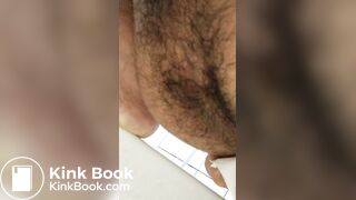Taiwanese Guy With Hairy Ass Taking a Shit