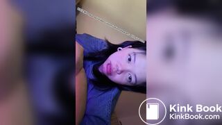 Girl's sexy long tongue 13