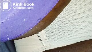 BlueGirl70 Purple Stockings Crotch