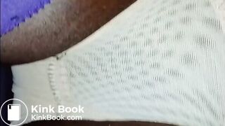 BlueGirl70 Purple Stockings Crotch