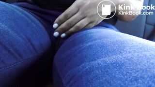 Mandy More - Stepmother pees her pants in the car