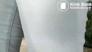 Mandy More - White pants wetting #2