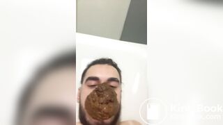 HUGE shit on FACE and NOSE martin masa scatpig EXPOSED