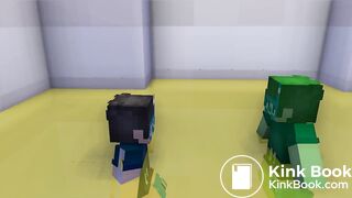 Minecraft Animation: Tinies in the toilet