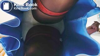 BlueGirl70 Under Skirt Tease