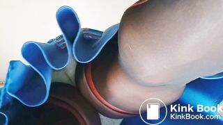 BlueGirl70 Under Skirt Tease