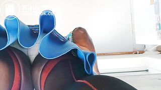 BlueGirl70 Under Skirt Tease