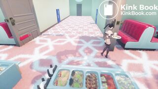Asian Woman Diarrhea (2 angles)