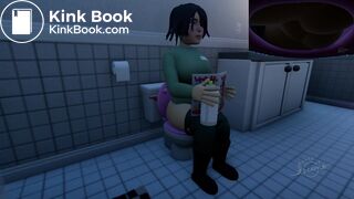 Large Boob Woman Double Diarrhea 4 Angles
