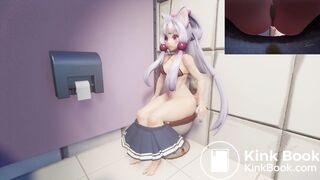 Long Hair Anime Cat Girl Major Diarrhea