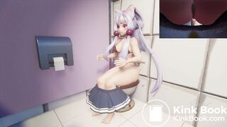 Long Hair Anime Cat Girl Major Diarrhea