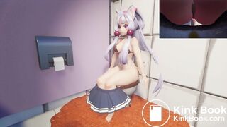 Long Hair Anime Cat Girl Major Diarrhea