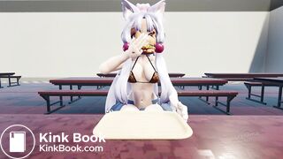 Long Hair Anime Cat Girl Major Diarrhea