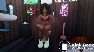 Black Woman Massive Atomic Diarrhea