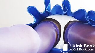 BlueGirl70 Under Blue Skirt Reveal