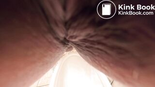 Pooping 628 - Butt Crack Eye View
