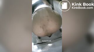 Chinese Women desperate to get her Poop out