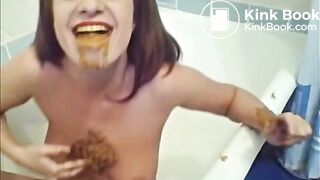Poop smear with milk
