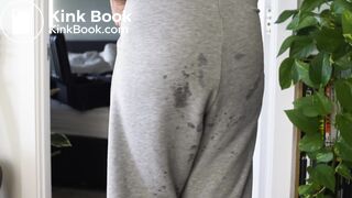 Boy in leaking pull-up