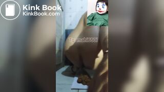 Beautiful chubby indian bhabhi potty - indian scat