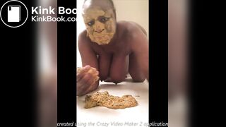 Ebony MILF Sam scat show #7