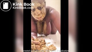 Ebony MILF Sam scat show #7