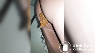 Pooping 308 - Closeup, Sloppy Poop