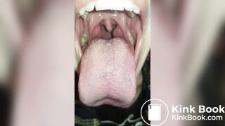 Girl's sexy long tongue 27