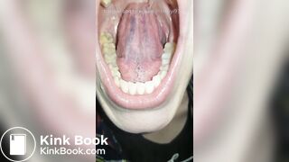 Girl's sexy long tongue 27
