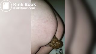 Pooping 245 - Quick Dump, No Wipe, Wife Watching TV Downstairs