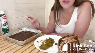 Birthday poo brownies