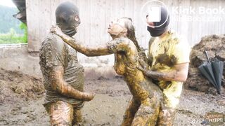 Alice Maze Farm Gangbang Instructor Gangbang in cowshit