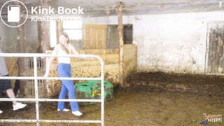 Alice Maze Farm Gangbang Instructor Gangbang in cowshit