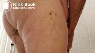 Poop and Play 34 - Showering in Wife's Panties (Camera 2) - 3 of 4