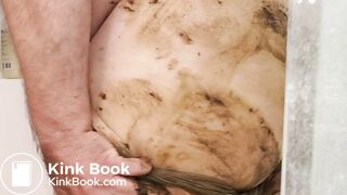 Poop and Play 34 - Showering in Wife's Panties (Camera 1) - 2 of 3