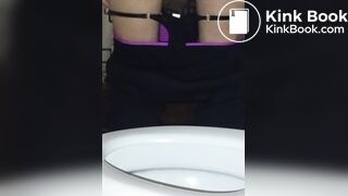Cagando Diarrea Atraves De Mi Tanga Rosa