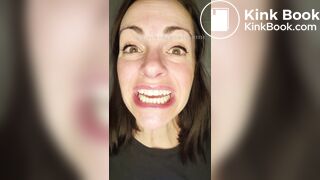 Girl's sexy long tongue 34