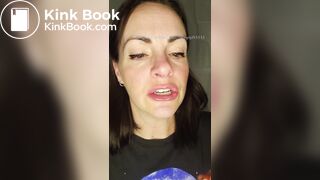 Girl's sexy long tongue 34