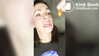 Girl's sexy long tongue 34